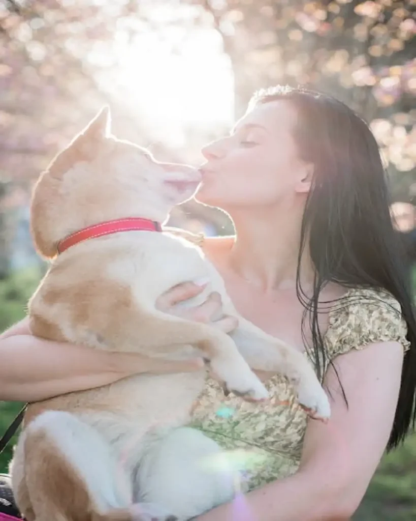 dog photos cute girl