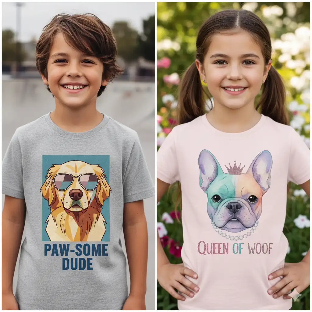 Dogs Print cloth for kids
