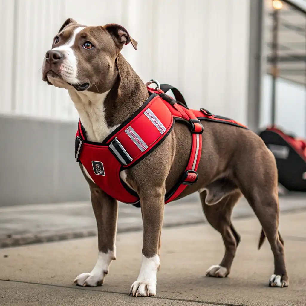 pitbull harness with handle