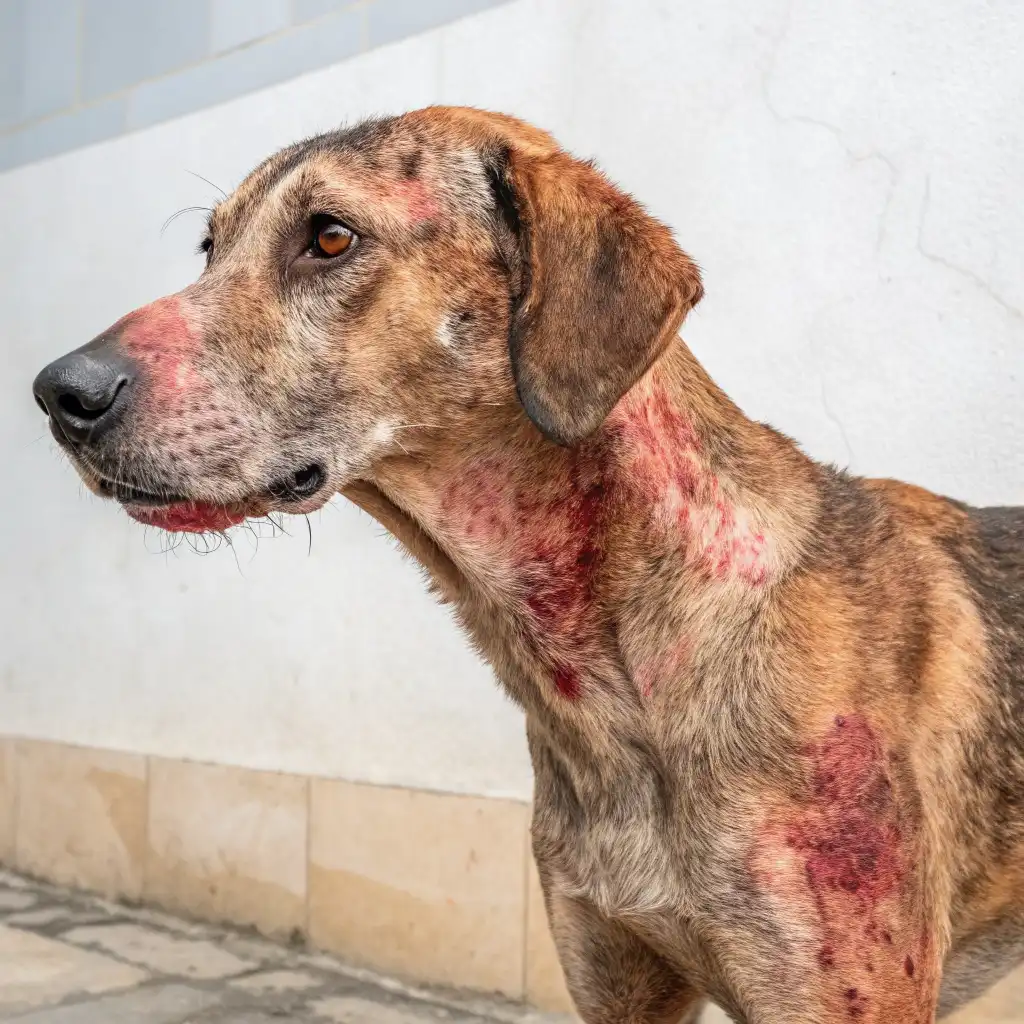 mange in dogs symptoms